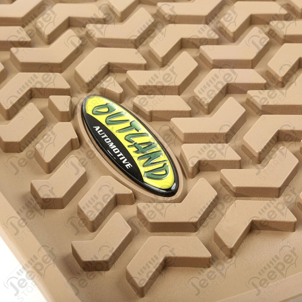 All Terrain Floor Liner, Front Pair, Tan 07-17 Jeep MK/Dodge Caliber