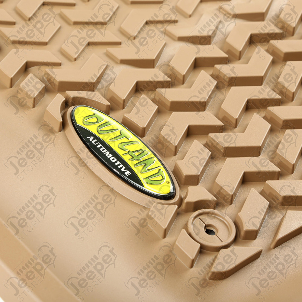 All Terrain Floor Liner, Front Pair, Tan 11-18 Jeep WK2/Dodge Durango