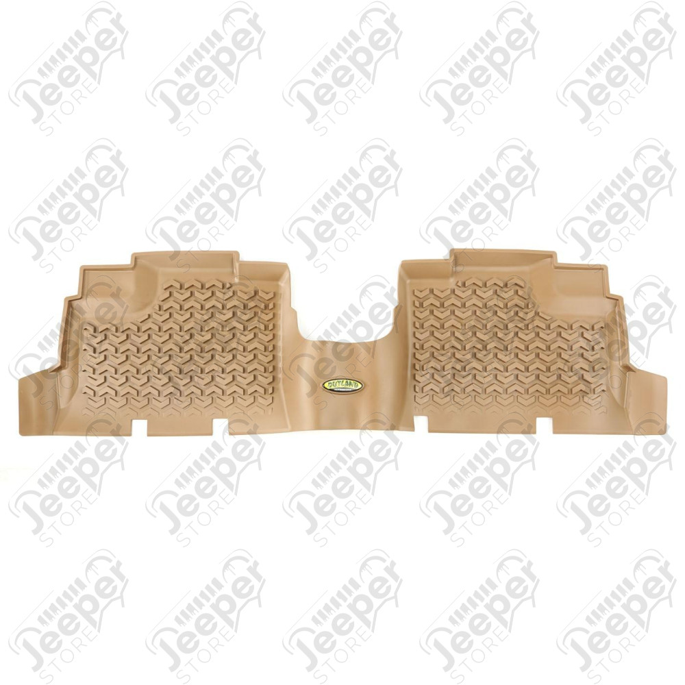 All Terrain Floor Liner, Rear, Tan 07-18 Jeep Wrangler JKU