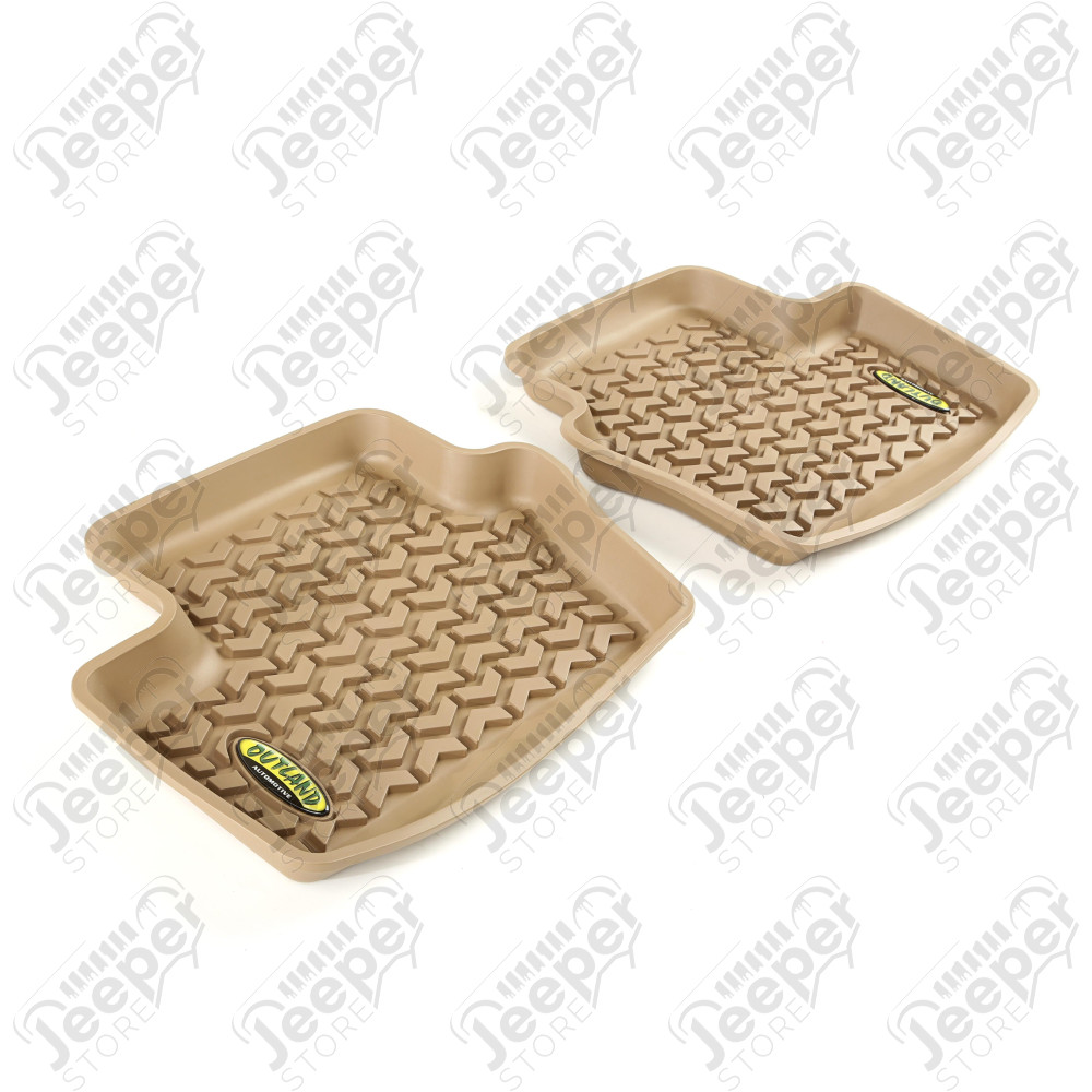 All Terrain Floor Liner, Rear Pair, Tan 07-17 MK/Dodge Caliber