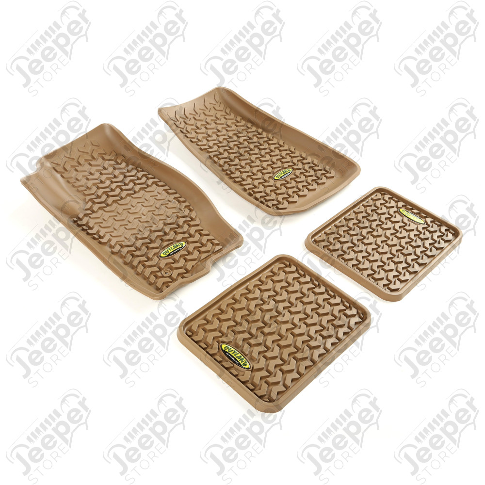 All Terrain Floor Liner Kit, Tan 05-10 Jeep Grand Cherokee WK