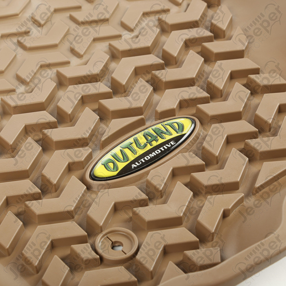 All Terrain Floor Liner Kit, Tan 05-10 Jeep Grand Cherokee WK