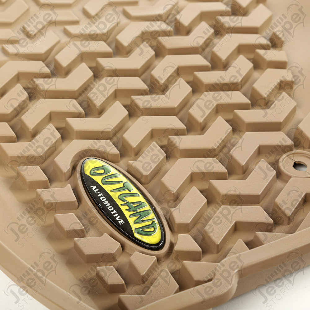 All Terrain Floor Liner kit, Tan 08-12 Jeep Liberty KK