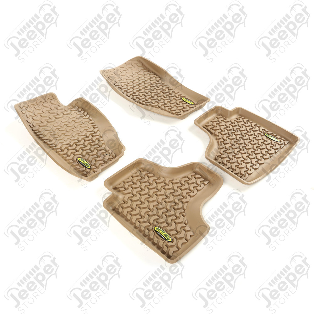 All Terrain Floor Liner kit, Tan 08-12 Jeep Liberty KK