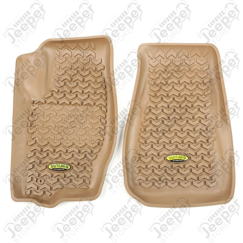 All Terrain Floor Liner Kit, Tan 05-10 Grand Cherokee/Commander