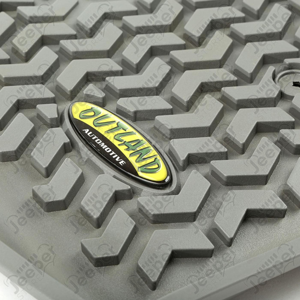 All Terrain Floor Liner, Front Pair, Gray 07-17 Jeep MK/Dodge Caliber