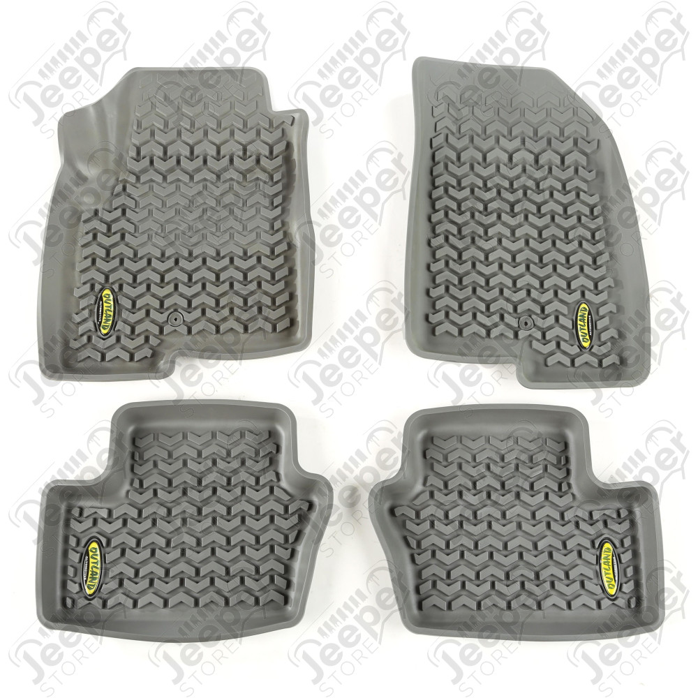 All Terrain Floor Liner Kit, Gray; 07-17 Compass/Patriot/Caliber