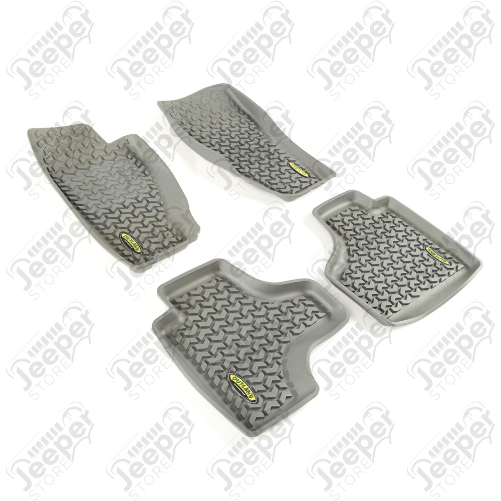 All Terrain Floor Liner Kit, Gray 08-12 Jeep Liberty KK