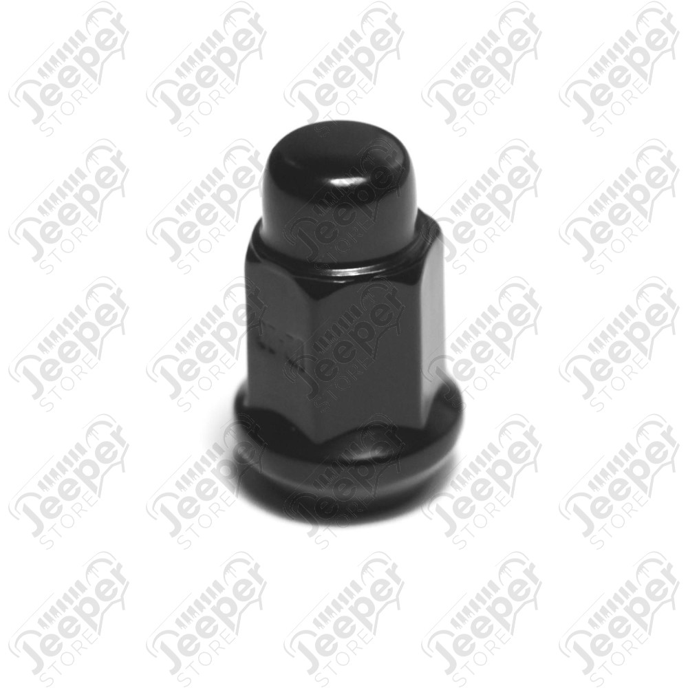 Wheel Lug Nut, Black, 1/2-20, Universal