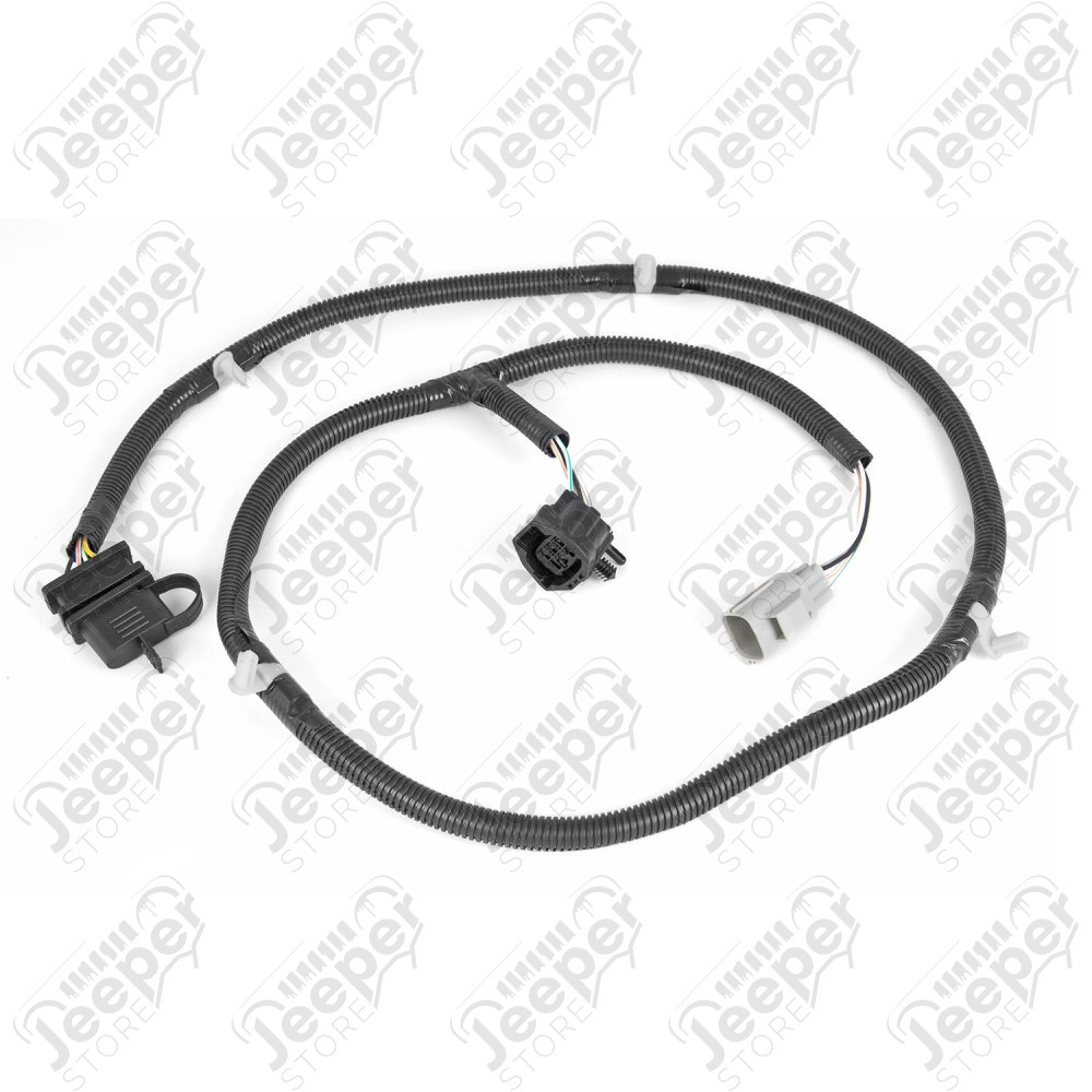 Trailer Wiring Harness; 07-18 Jeep Wrangler JK/JKU