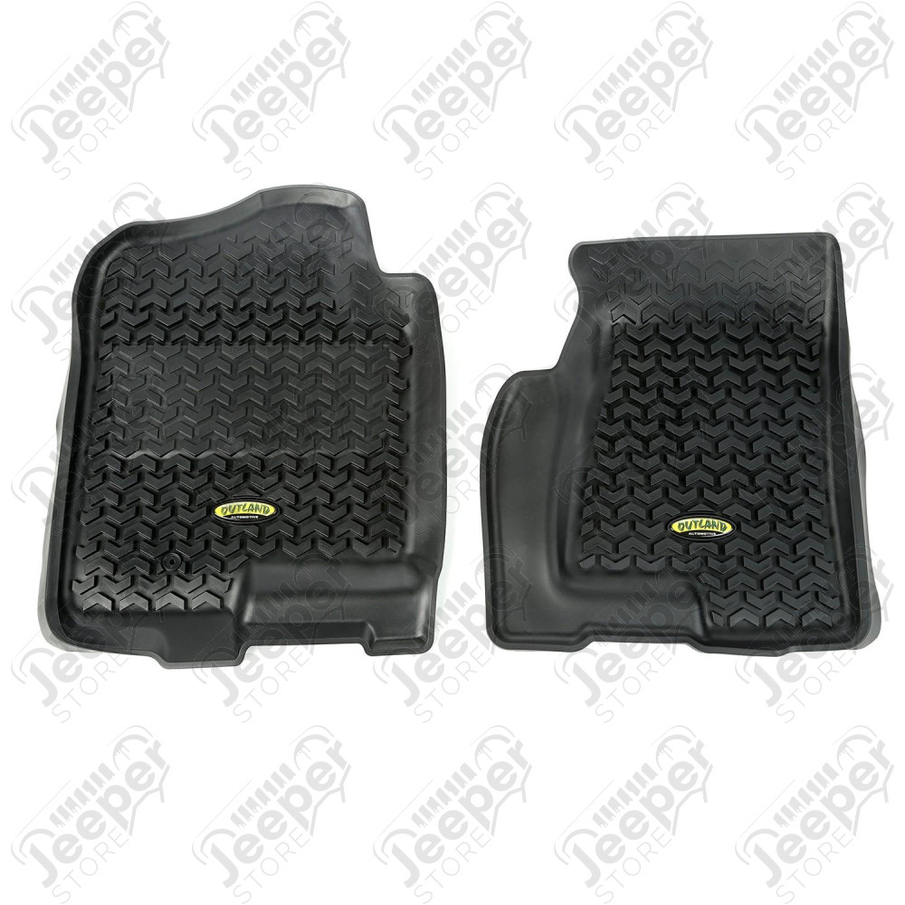 All Terrain Floor Liner, Front Pair, Black; 99-06 GM Truck/SUV