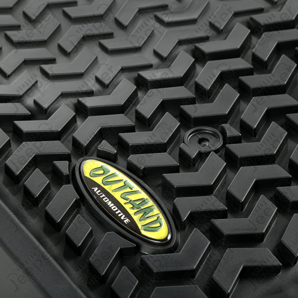 All Terrain Floor Liner, Front Pair, Black 07-13 GM Truck RegCab