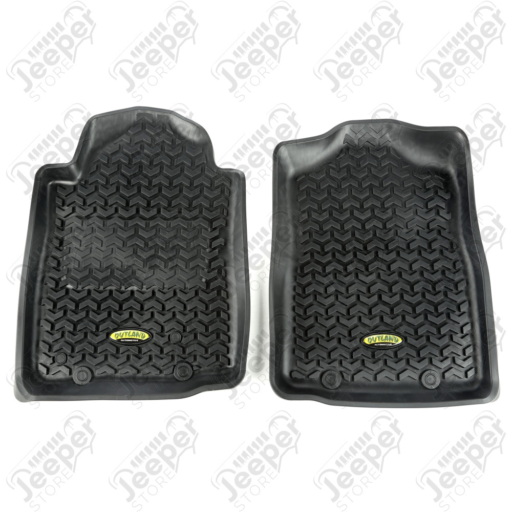 All Terrain Floor Liner, Front Pair, Black 12-15 Toyota Tacoma