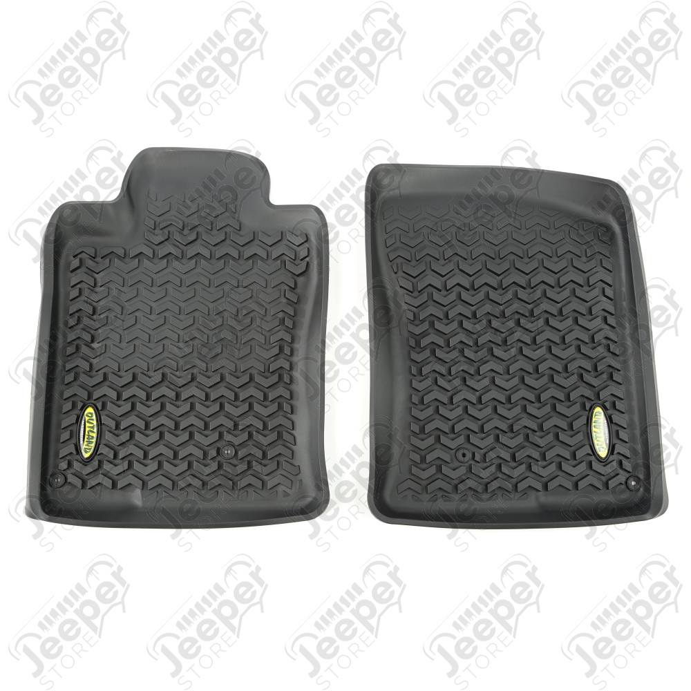 All Terrain Floor Liner, Front Pair, Black; 10-13 Toyota 4Runner