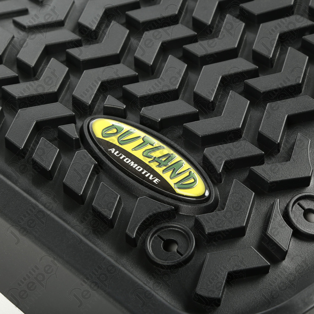 All Terrain Floor Liner, Front Pair, Black 12-18 Nissan Armada/Titan