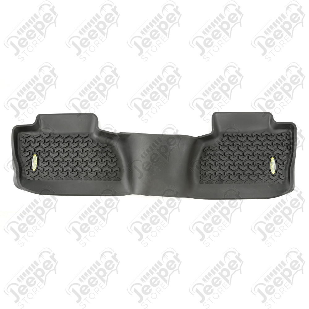 All Terrain Floor Liner, Rear, Black; 14-18 GM Truck Crew/Double
