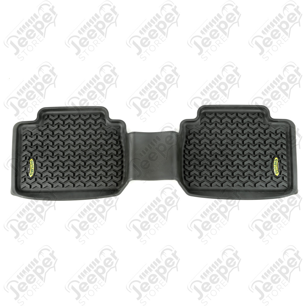 All Terrain Floor Liner, Rear, Black; 05-18 Toyota Tacoma