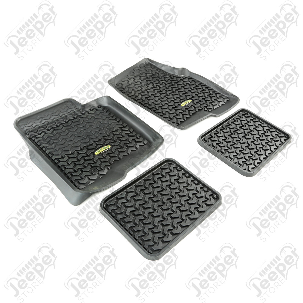 All Terrain Floor Liner Kit, Black 09-14 Ford F-150 Regular