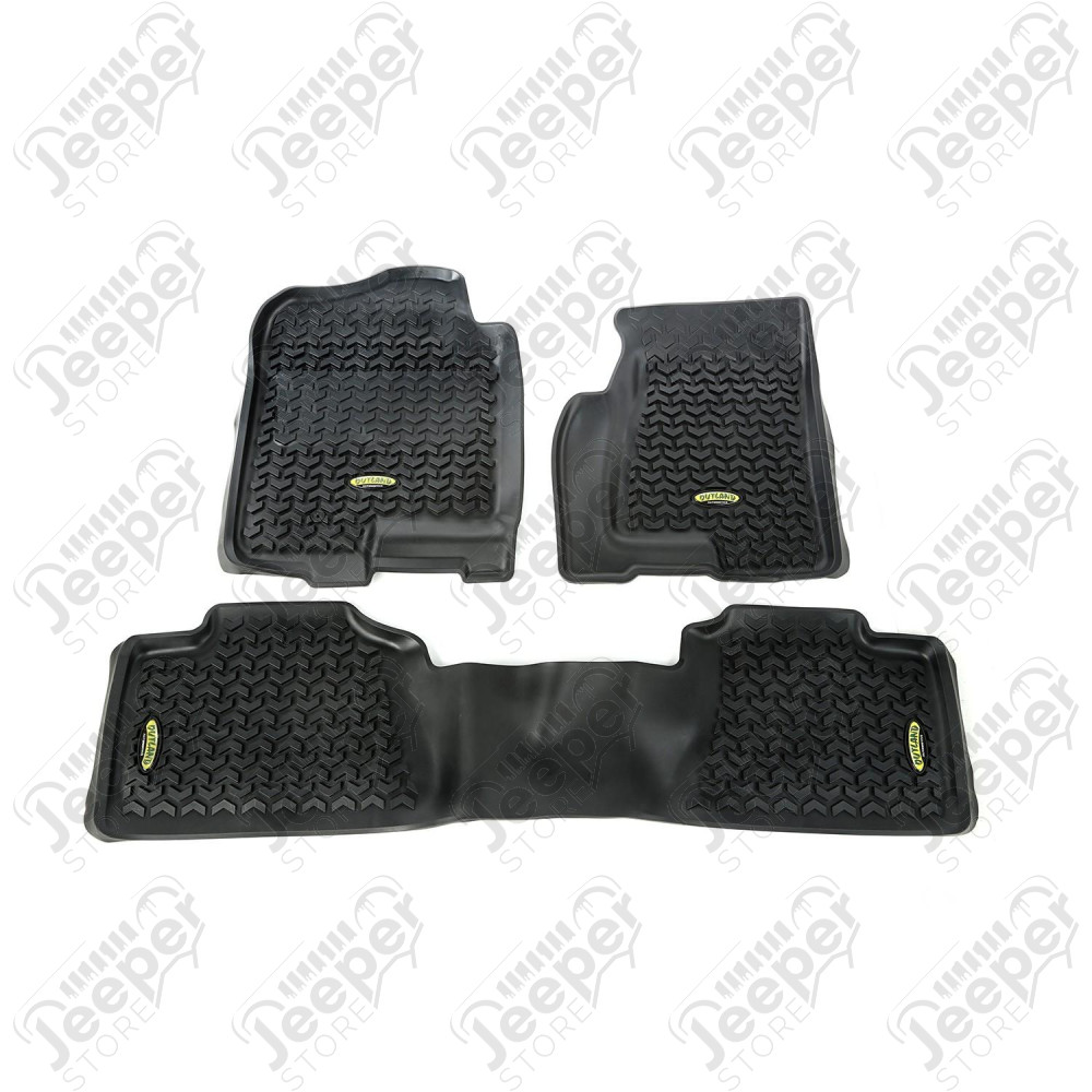 All Terrain Floor Liner Kit, Black; 99-06 Chevrolet/GMC Pickup/SUV