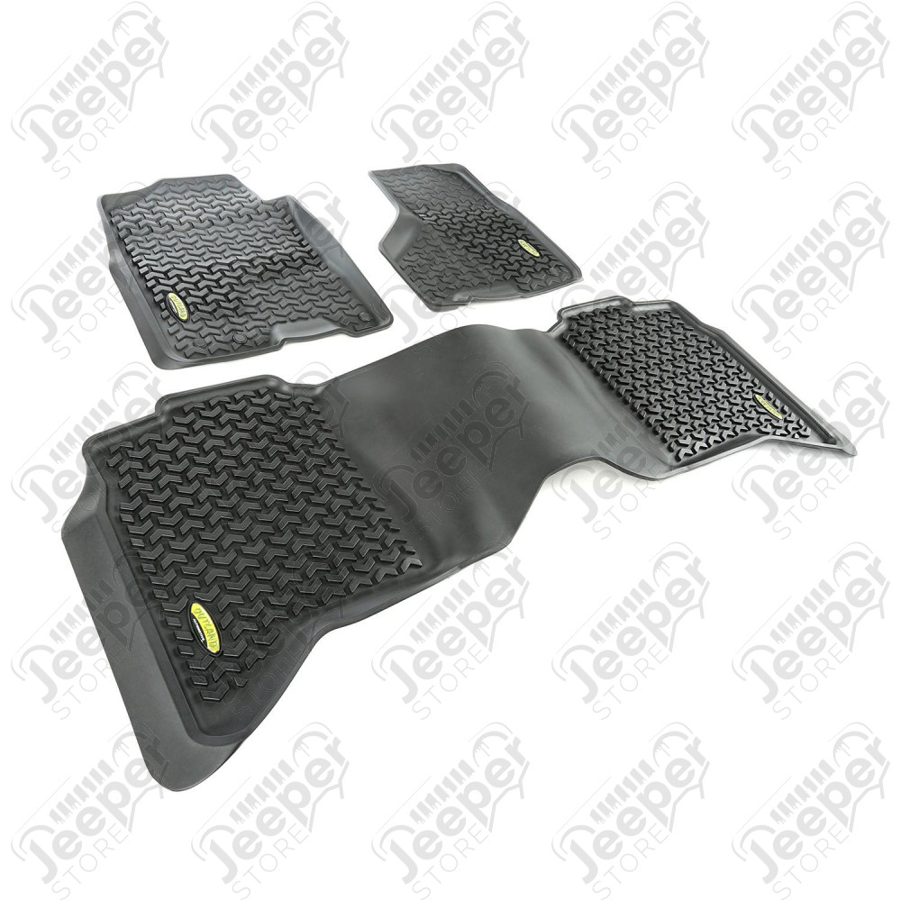 All Terrain Floor Liner Kit, Black 09-18 Ram 1500-3500 Crew Cab