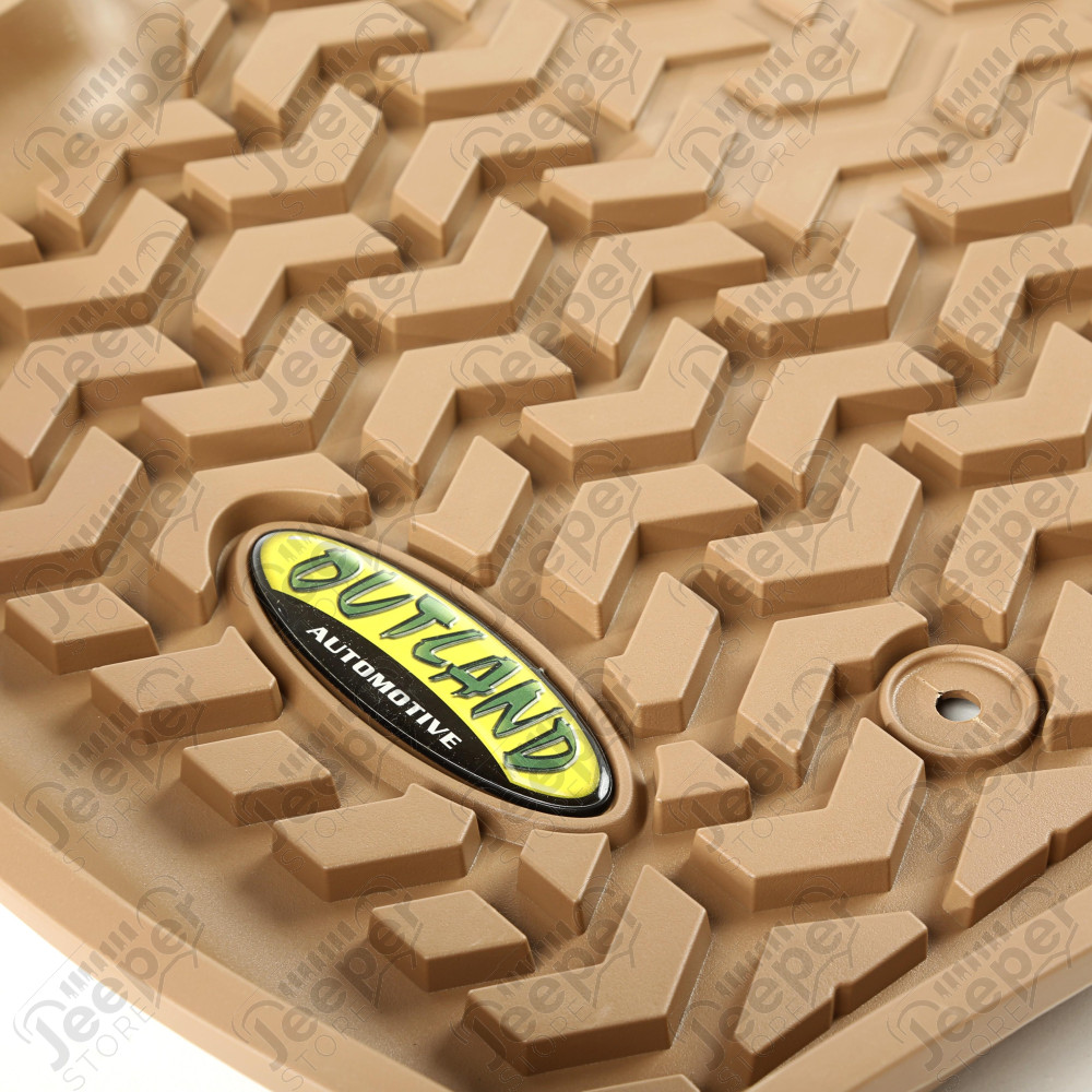 All Terrain Floor Liner, Front Pair, Tan 11-14 Ford Explorer
