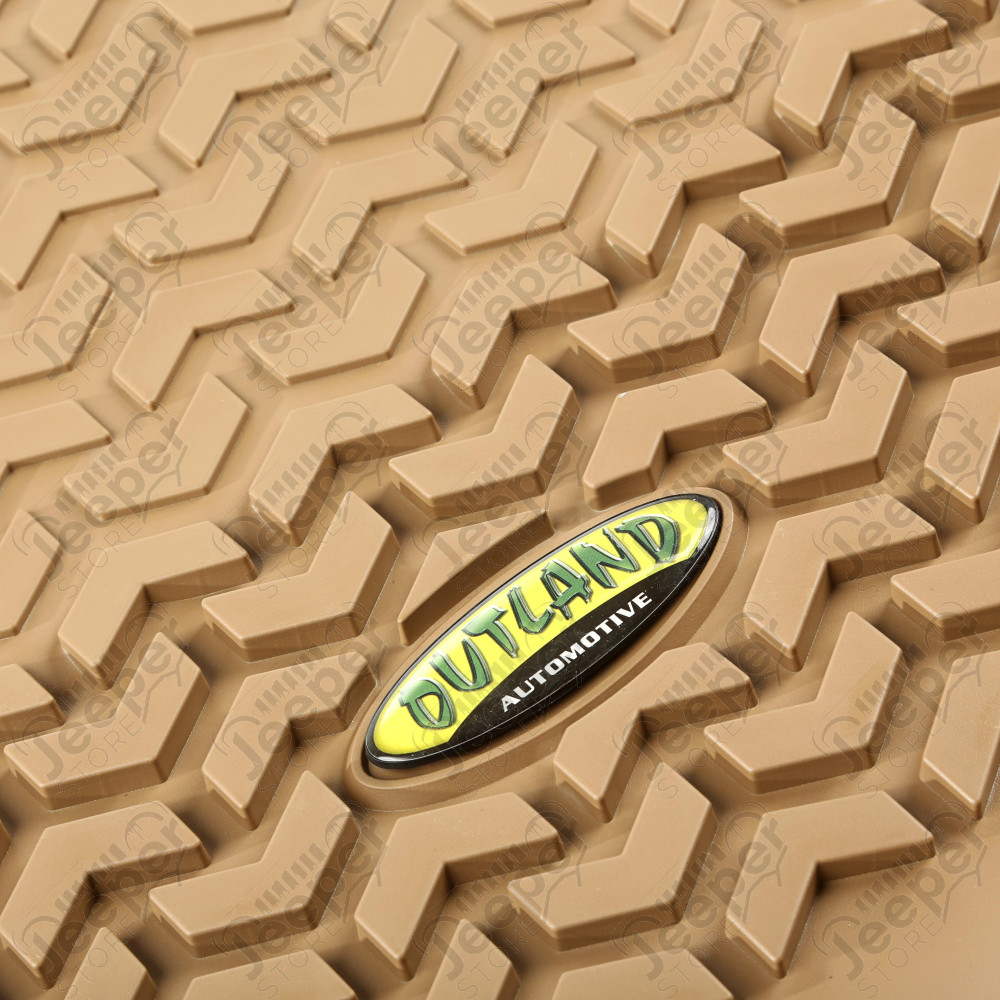 All Terrain Floor Liner, Front Pair, Tan 11-14 F150 Reg/Ext/SuperCrew