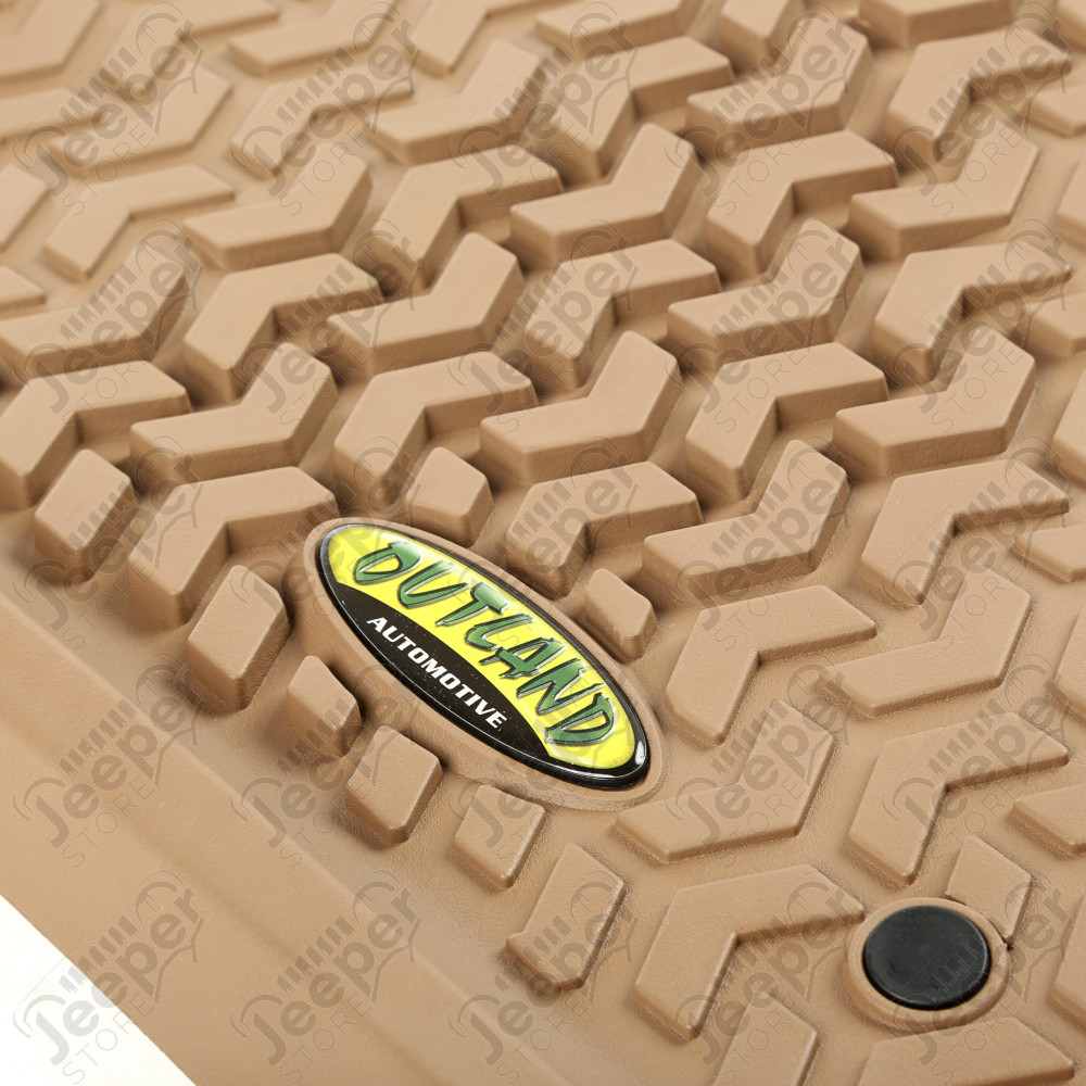 All Terrain Floor Liner, Front Pair, Tan 12-18 Ram 1500-3500 Crew Cab