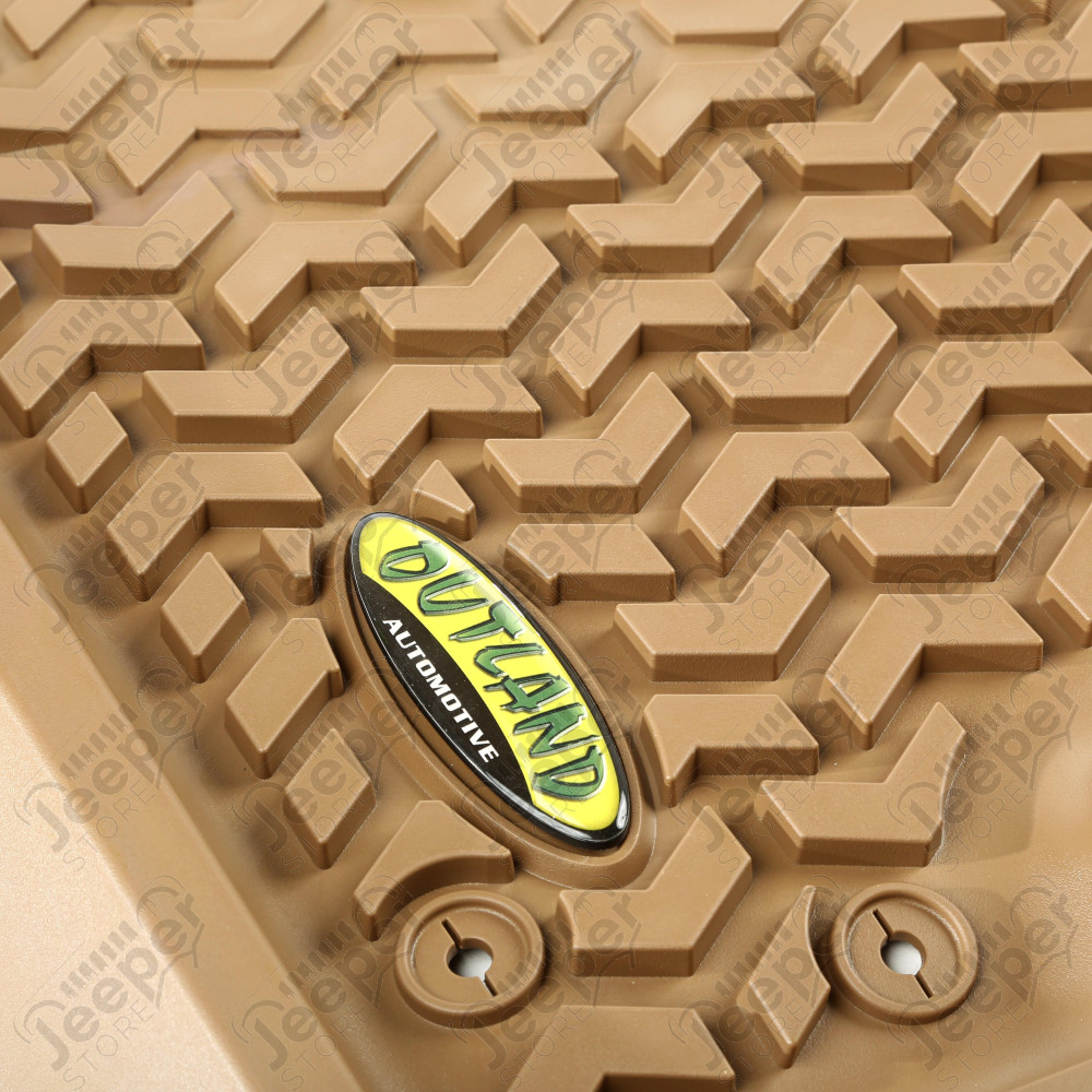 All Terrain Floor Liner, Front Pair, Tan 12-17 Nissan Armada/Titan