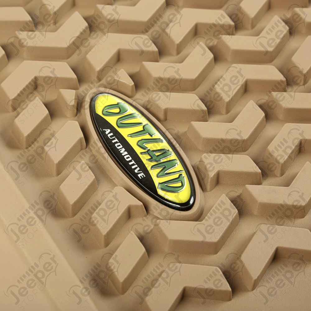 All Terrain Floor Liner, Rear, Tan 07-13 Silverado/Sierra 1500 Ex