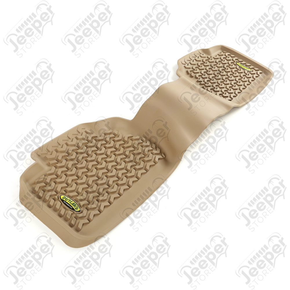 All Terrain Floor Liner, Rear, Tan 07-13 Silverado/Sierra 1500 Ex