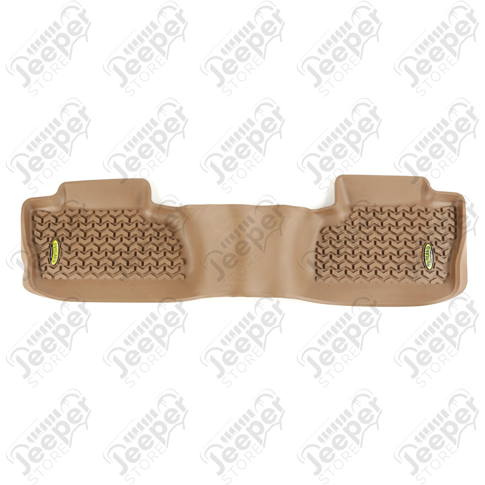 All Terrain Floor Liner, Rear, Tan; 14-18 GM Crew/Double Cab
