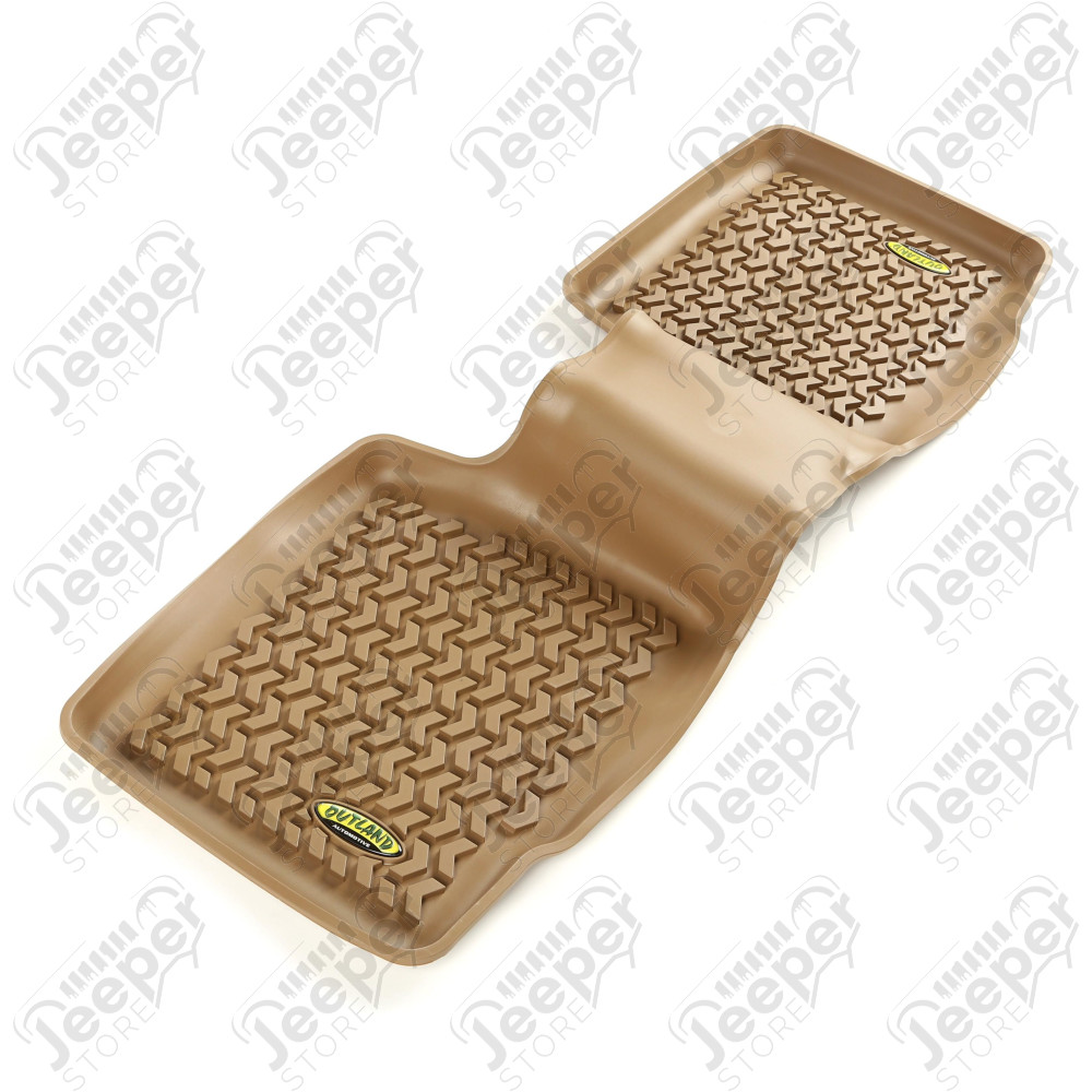 All Terrain Floor Liner, Rear, Tan 14-18 GM Crew/Double Cab