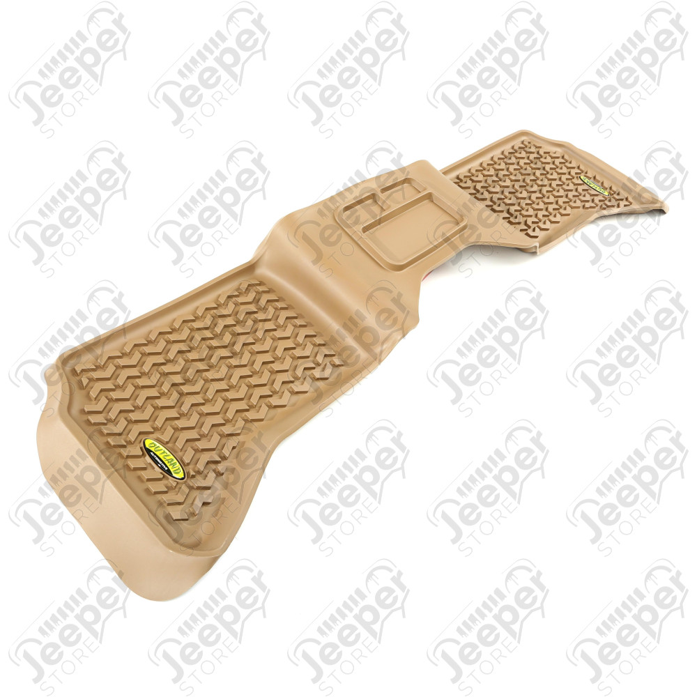 All Terrain Floor Liner, Rear, Tan 02-18 Ram 1500-3500 Quad Cab