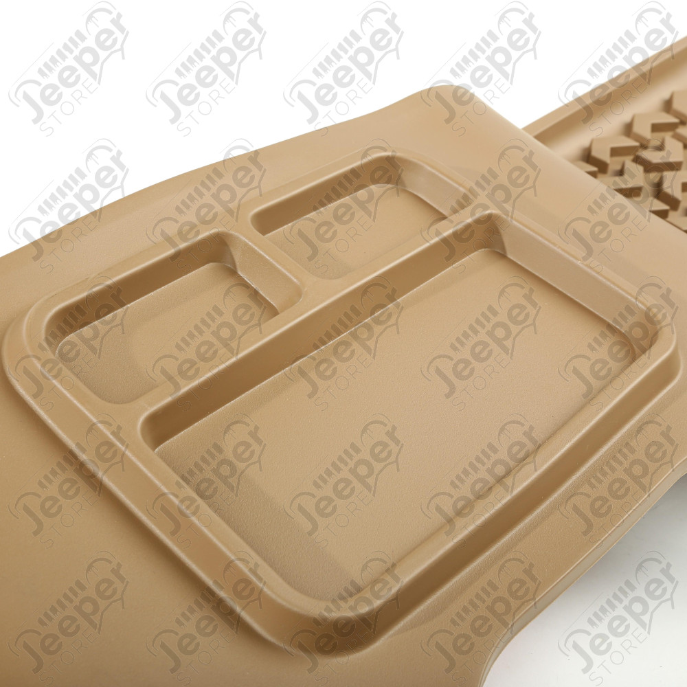 All Terrain Floor Liner, Rear, Tan 02-18 Ram 1500-3500 Quad Cab