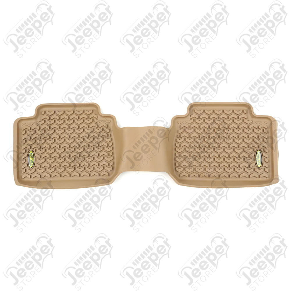 All Terrain Floor Liner, Rear, Tan; 05-18 Toyota Tacoma