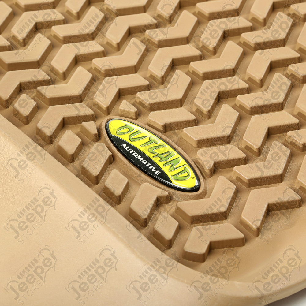 All Terrain Floor Liner, Rear, Tan 07-18 Toyota Tundra