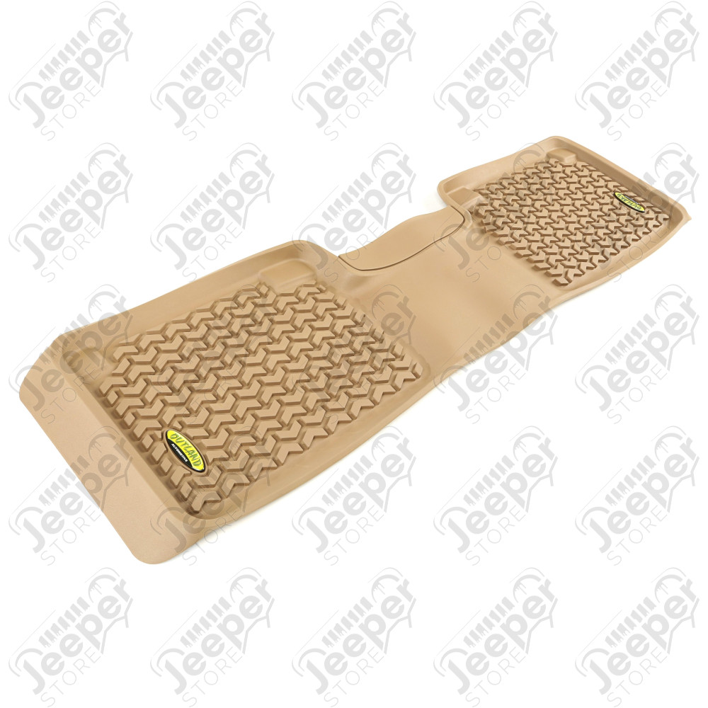 All Terrain Floor Liner, Rear, Tan 12-18 Nissan Titan Pickup