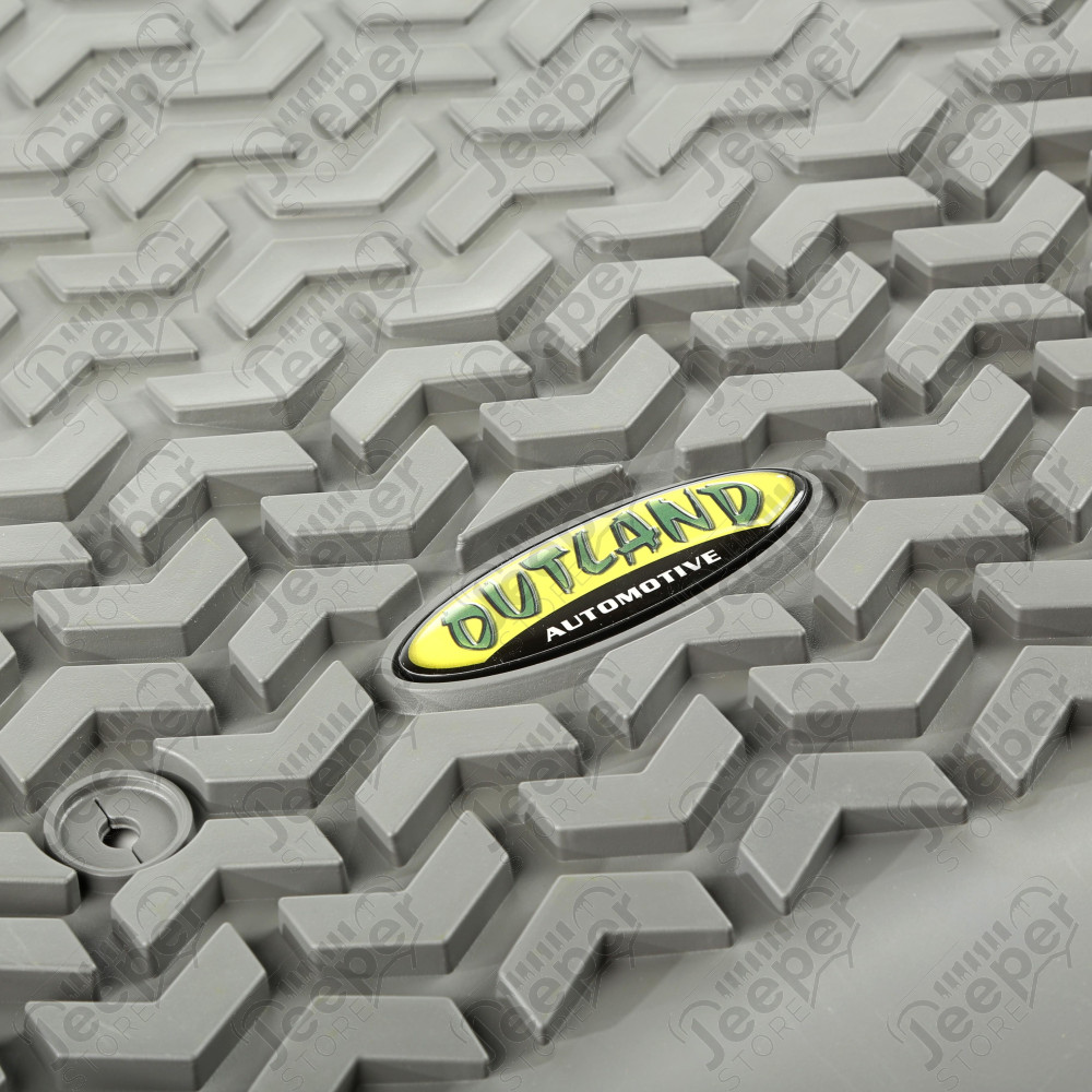 All Terrain Floor Liner, Front Pair, Gray 08-10 Ford F-250/F-350