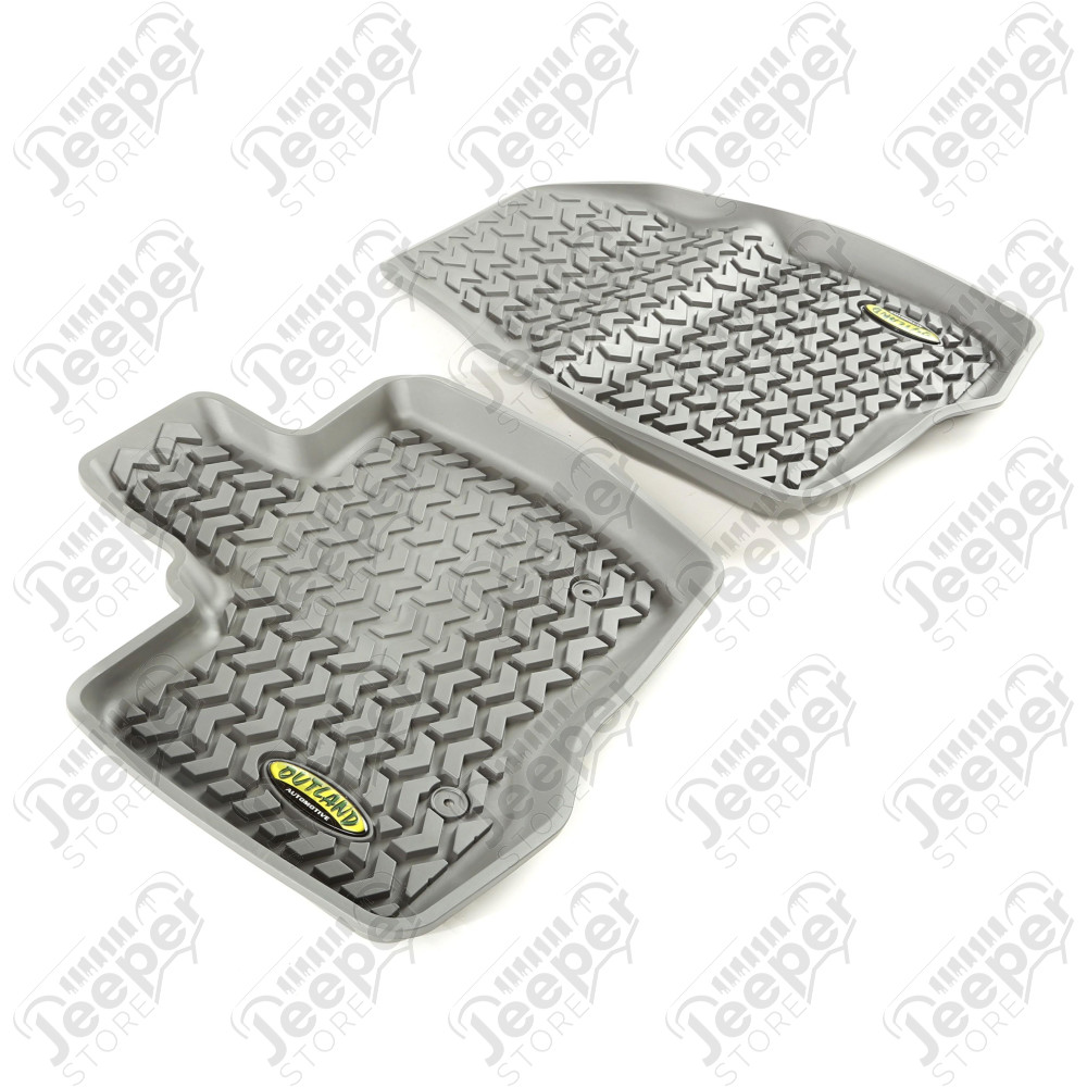 All Terrain Floor Liner, Front Pair, Gray 11-14 Ford Explorer