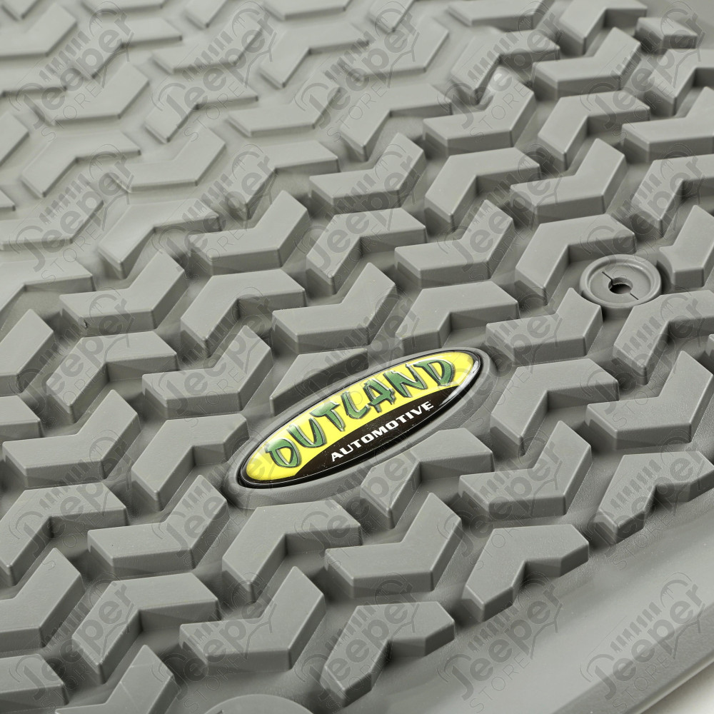 All Terrain Floor Liner, Front Pair, Gray 12-18 Toyota Tacoma