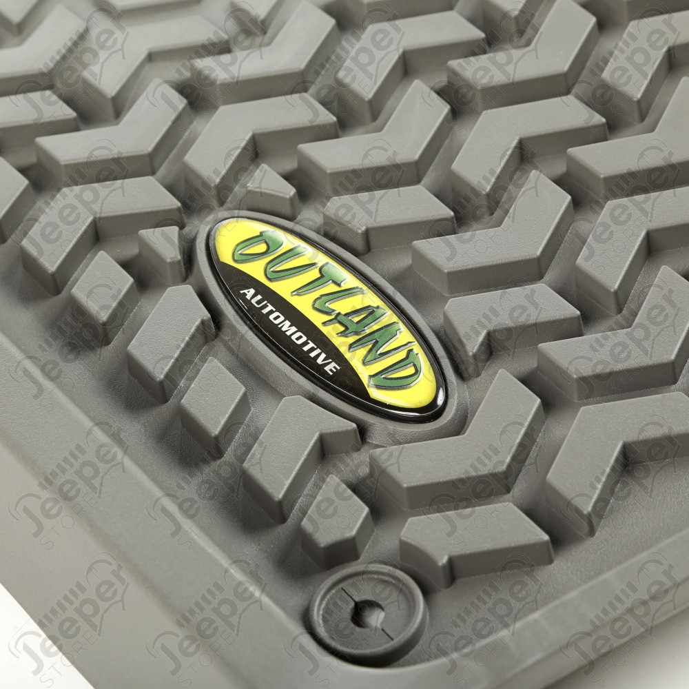 All Terrain Floor Liner, Front Pair, Gray 10-13 Toyota 4Runner