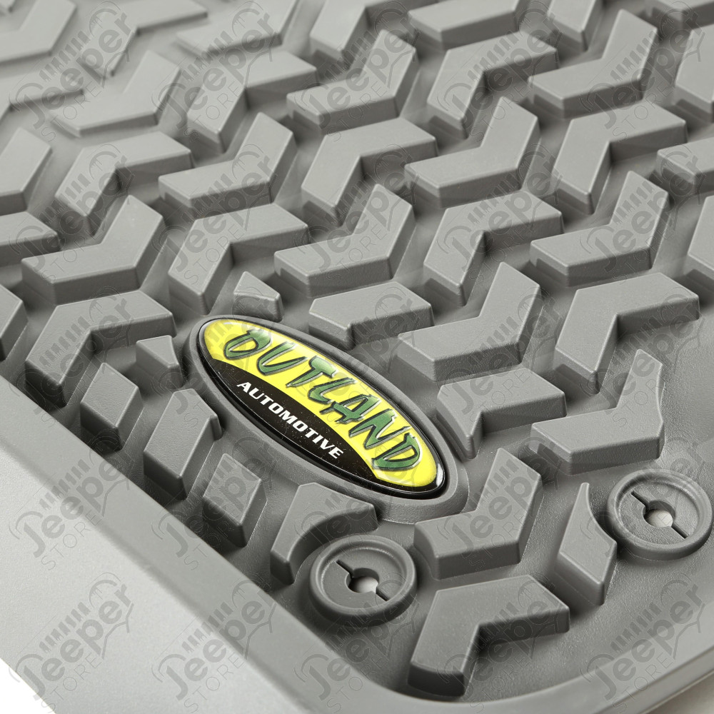 All Terrain Floor Liner, Front Pair, Black 12-18 Nissan Armada/Titan