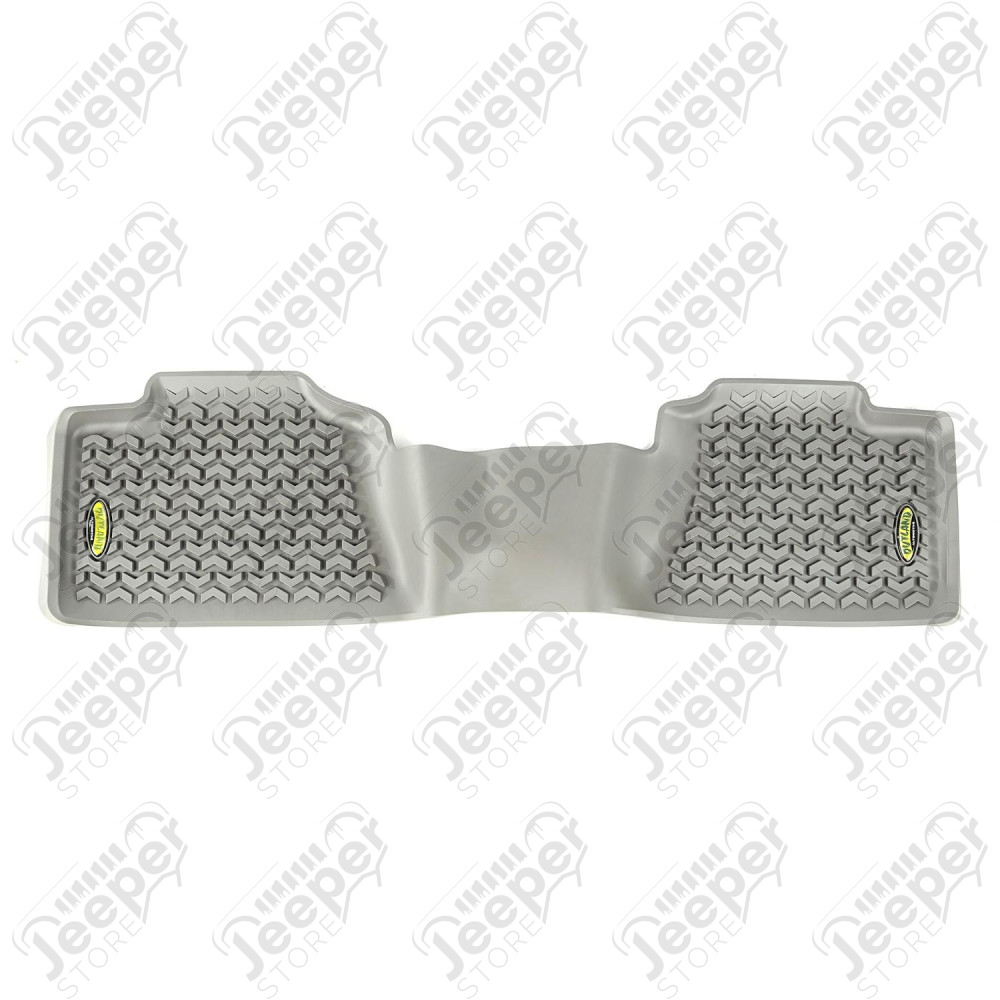 All Terrain Floor Liner, Rear, Gray; 99-14 GM Truck/SUV