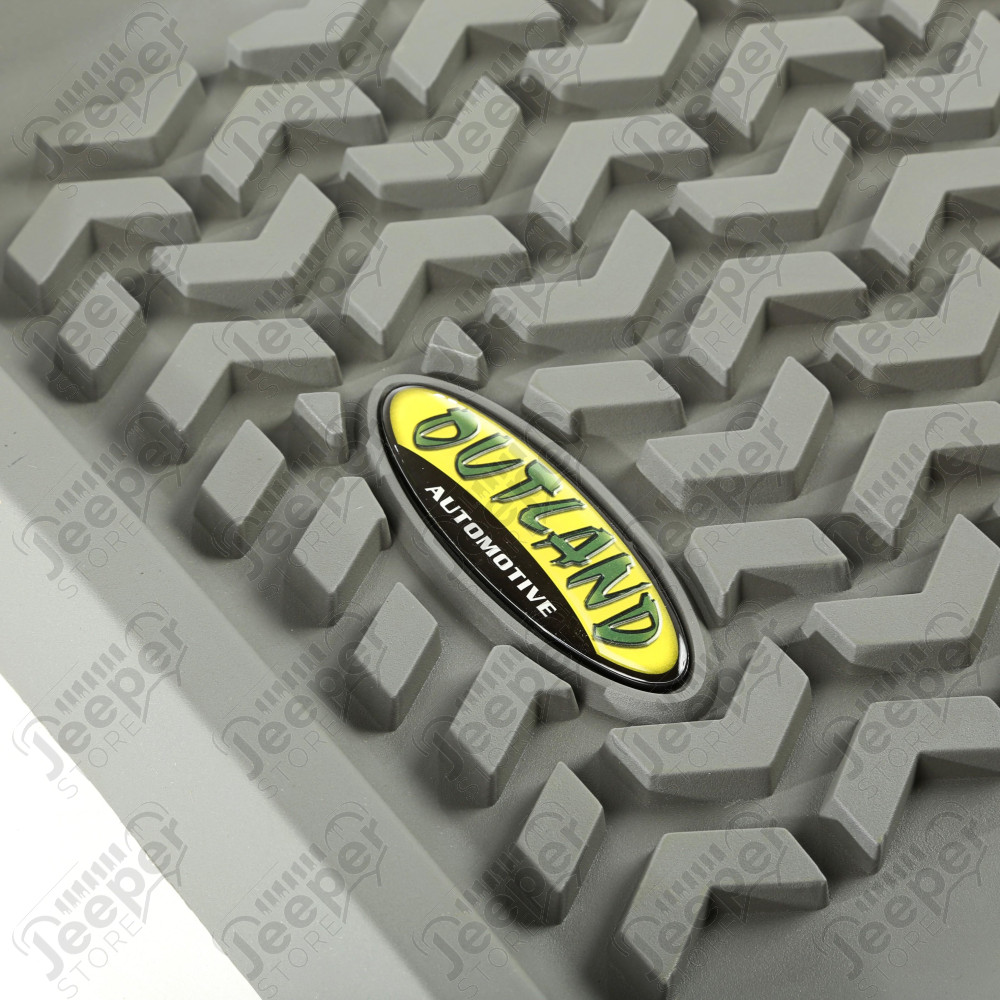 All Terrain Floor Liner, Rear, Gray 07-13 Silverado/Sierra 1500