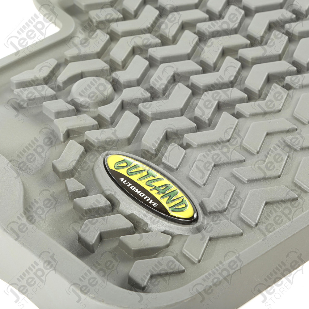 All Terrain Floor Liner, Rear, Gray 07-17 Acadia/Traverse/Enclave