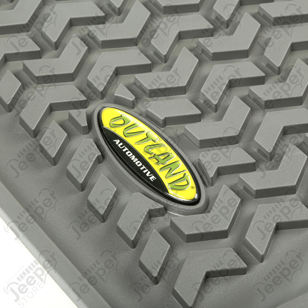 All Terrain Floor Liner, Rear, Gray 11-14 Ford Explorer