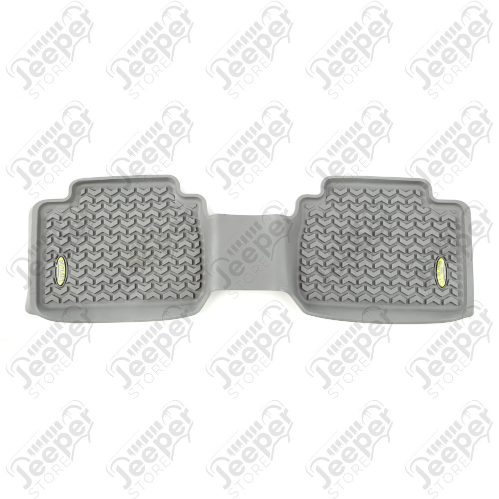 All Terrain Floor Liner, Rear, Gray; 05-18 Toyota Tacoma