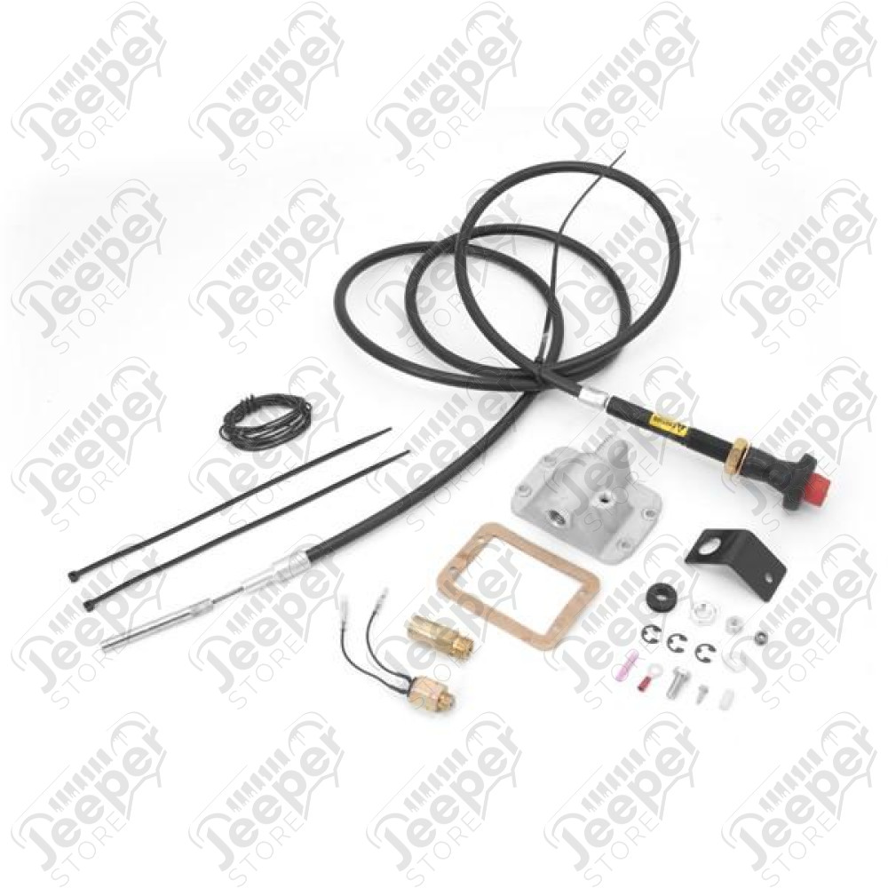 Differential Cable Lock Kit, Lifted; 84-95 Wrangler/Cherokee, for D30