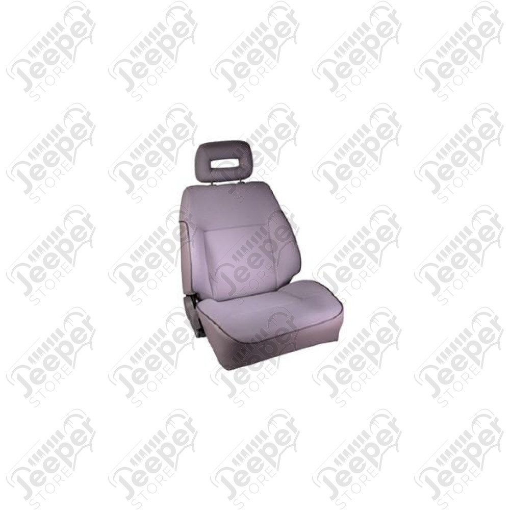 Seat, High-Back, Front, Right, Reclinable, Gray; 86-95 Suzuki Samurai