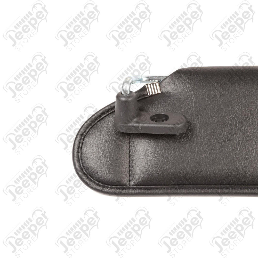 Sun Visor, Left, Black 03-06 Jeep Wrangler TJ